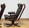 Dark Brown Leather Superstar Lounge Chairs attributed to Sigurd Ressell for Trygg, 1970s, Set of 2 8