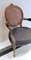 Louis XVI Style French Chair with Arms and Back in Vienna Straw, 1950, Image 8