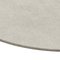 Tapis Oval Ivory #01 Modern Minimal Oval Shape Hand-getufteter Teppich von TAPIS Studio 3