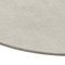 Tapis Oval Ivory #01 Modern Minimal Oval Shape Hand-Tufted Rug by TAPIS Studio 3