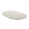 Tapis Oval Ivory #01 Modern Minimal Oval Shape Hand-Tufted Rug by TAPIS Studio 2