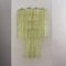 Lámpara de pared italiana grande de cristal de Murano verde, años 90, Imagen 4