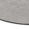 Tapis Oval Silver Grey #04 Modern Minimal Oval Shape Hand-getufteter Teppich von TAPIS Studio 3