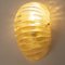 Vintage Italian Wall Light in Amber Murano Glass with Brass Structure, 1960s 5