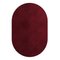 Tapis Oval Ruby #09 Modern Minimal Oval Shape Hand-Tufted Rug by TAPIS Studio 1