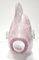 Figura posmoderna de pez Scavo de vidrio rosa, años 80, Imagen 6