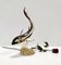 Large Vintage Brown and Amber Murano Glass Shark from Seguso, 1960s, Image 2