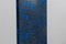 Sedia postmoderna blu con schienale alto, anni '80, Immagine 9