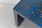 Silla posmoderna de respaldo alto en azul, años 80, Imagen 10