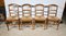 Vintage Stühle aus Nussholz, 4er Set 1