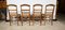 Vintage Chairs in Walnut, Set of 4, Image 5