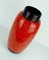 Vintage Red Lava-Glazed Vase from Scheurich, Immagine 5