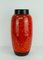 Vintage Red Lava-Glazed Vase from Scheurich 1