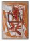 Giorgio Lo Fermo, Orange Abstract Composition, Huile sur Toile, 2021 4