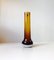 Mid-Century Yellow Smoked Glass Vase by Bo Bergstrom for Aseda Glasbruk, 1960s 1