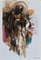 Leo Guida, Composizione astratta, acquerello e china, anni '70, Immagine 1