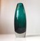 Turquoise Mid-Century Glass Vase by Tamara Aladin for Riihimaen Lasi Oy, 1960s 2