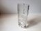 Modernistische Sunburst Vase aus Eisglas von Rune Strand für Sea Glasbruk, 1960er 3