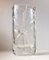 Modernistische Sunburst Vase aus Eisglas von Rune Strand für Sea Glasbruk, 1960er 1