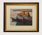 Bruno Croatto, Ships, Painting, 1938, Framed, Image 2