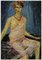 Antonio Feltrinelli, Veiled Woman, Oil on Canvas Painting, 1930s 1