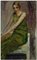 Antonio Feltrinelli, Mujer, óleo sobre tabla, años 30, Imagen 1