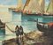 Unknown, Ships in the Gulf of Naples, Oil Painting, Mid-20th Century 3