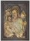 Desconocido, Virgen con el niño, Dibujo de tiza de colores, siglo XIX, Imagen 1