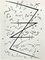 Lithographie Rafael Alberti, Letter Z, 1972 1