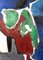 Giorgio Lo Fermo, Composizione rossa e verde, Dipinto ad olio, 2016, Immagine 2