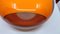 Space Age Orange Acrylic Glass UFO Lamp attributed Luigi Colani, 1970s 9