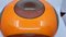 Space Age Orange Acrylic Glass UFO Lamp attributed to Luigi Colani, 1970s 8