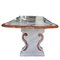 Italian Marble Dining Table with Pedestals 2