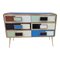 Multicoloured Three-Drawer Dresser, 1990s 1