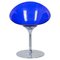Eros Swivel Blue Chair by Philippe Starck for Kartell, 1990s, Image 2