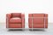 LC2 Carmin Club Chairs by Le Corbusier and Charlotte Perriand for Cassina, 1980, Set of 2, Image 3