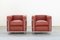 LC2 Carmin Club Chairs by Le Corbusier and Charlotte Perriand for Cassina, 1980, Set of 2 1