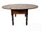 Brauner ovaler Tisch aus Nussholz 2
