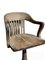 Vintage Brown Oak Chair 2