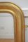 Espejo de pared francés Louis Philippe de madera dorada, década de 1850, Imagen 7