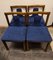 Chaises par Claudio Salocchi pour Sormani, Set de 4 4