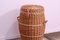 Vintage Czechoslovakiam Wicker Laundry Basket, 1970s, Image 4