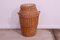 Vintage Czechoslovakian Wicker Laundry Basket, 1970s 3