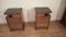 Art Deco Italian Bedside Tables in Walnut, Set of 2 16