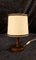 Lámpara de mesa alemana vintage de haya, años 60, Imagen 1