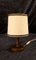 Vintage German Table Lamp in Beech, 1960s 1