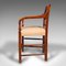 Antique English Armchair in Fruitwood, 1870, Image 4