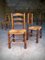 Brutalist Mulching Chairs attributed to George Robert, France, 1950s, Set of 4, Image 16