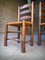 Brutalist Mulching Chairs attributed to George Robert, France, 1950s, Set of 4 15