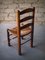 Brutalist Mulching Chairs attributed to George Robert, France, 1950s, Set of 4, Image 3